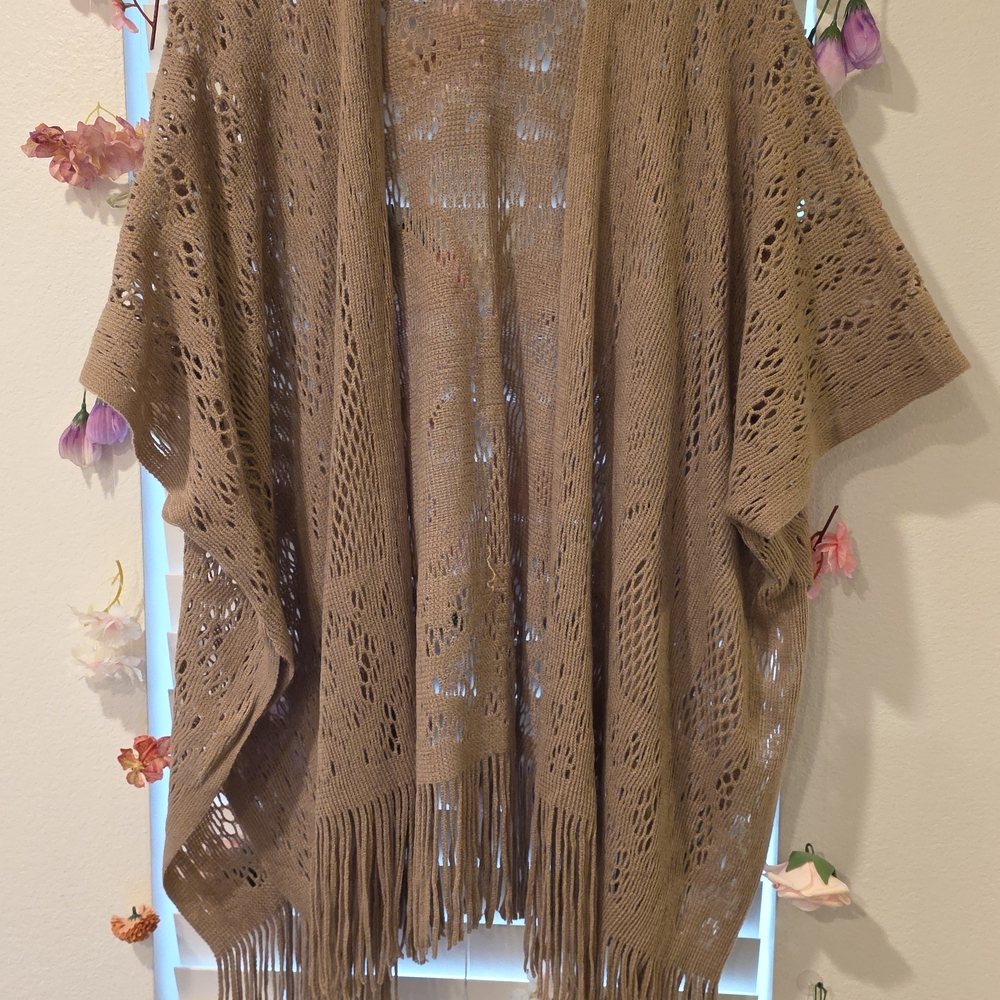Women's Tan Knit Sweater
